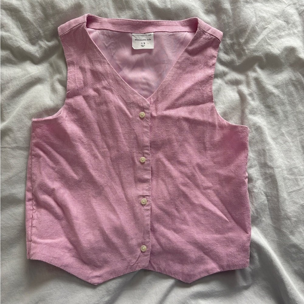 Abercrombie Kids Pink Button Down Shirt